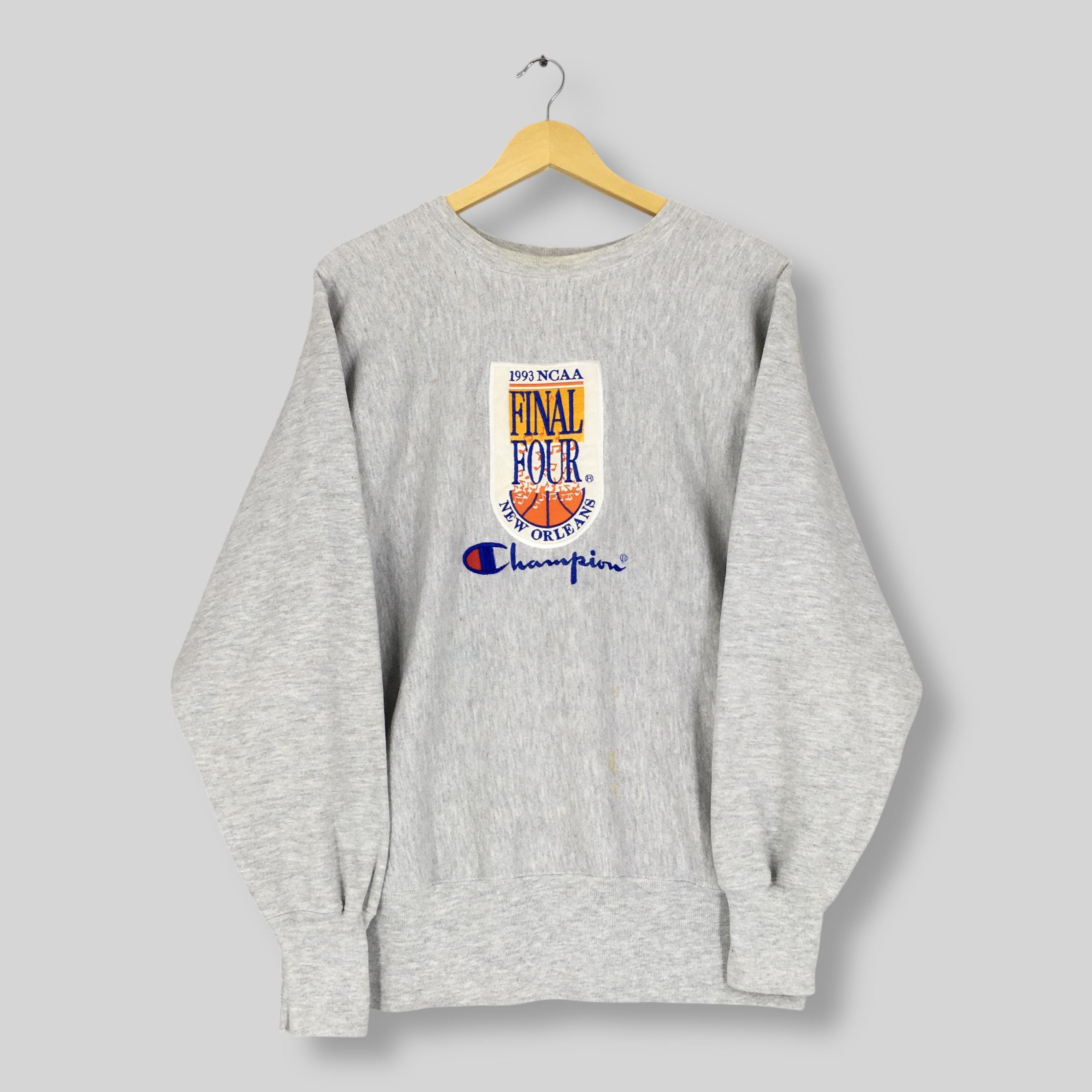 Vintage 90s Champion Final Four NCAA Sweatshirt Large Basketball