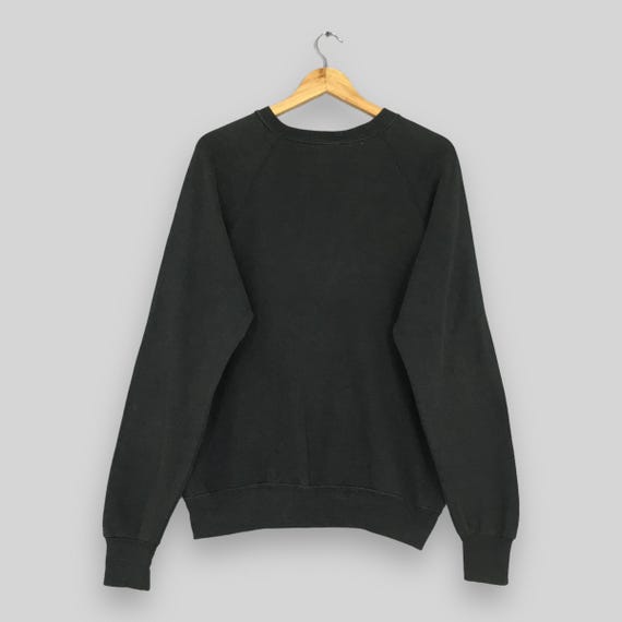 Vintage 90's Lee Jeans Usa Black Sweatshirt Large Lee Spell Out