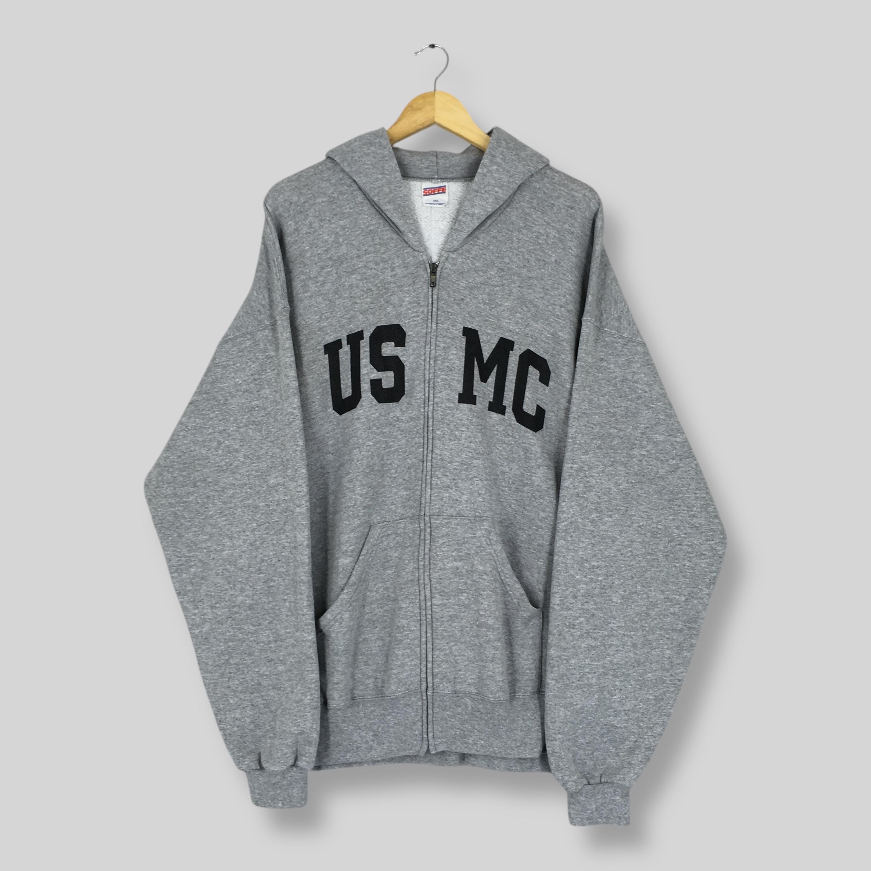 Vintage 90s United States Marine Corps Hoodie Sweatshirt Xxlarge