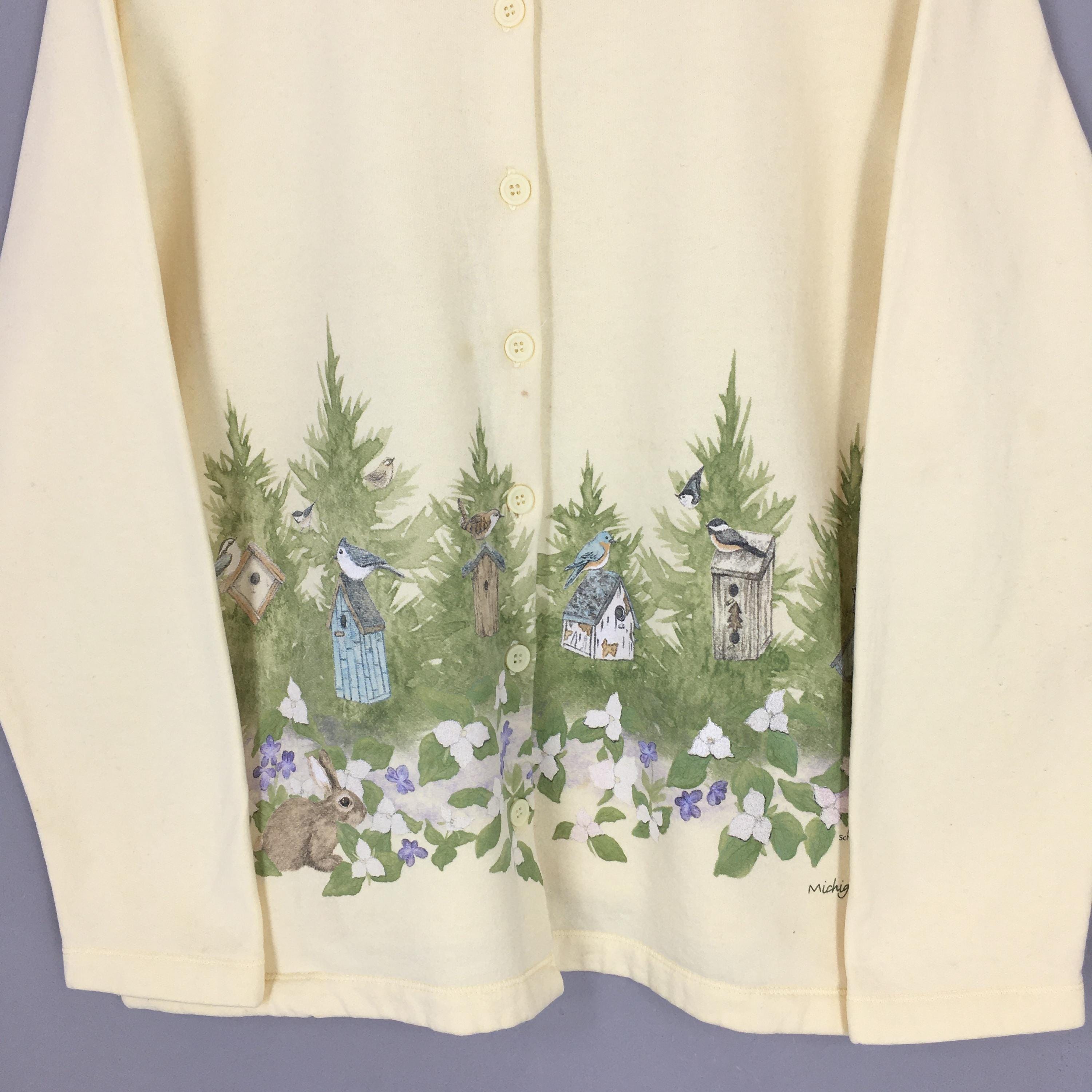 トップス Artisuns SUNSCHEIN DESIGNS 90s USA sweat VTG 90s Women's Artisans Sunschein Designs Sweatshirt Winterscape