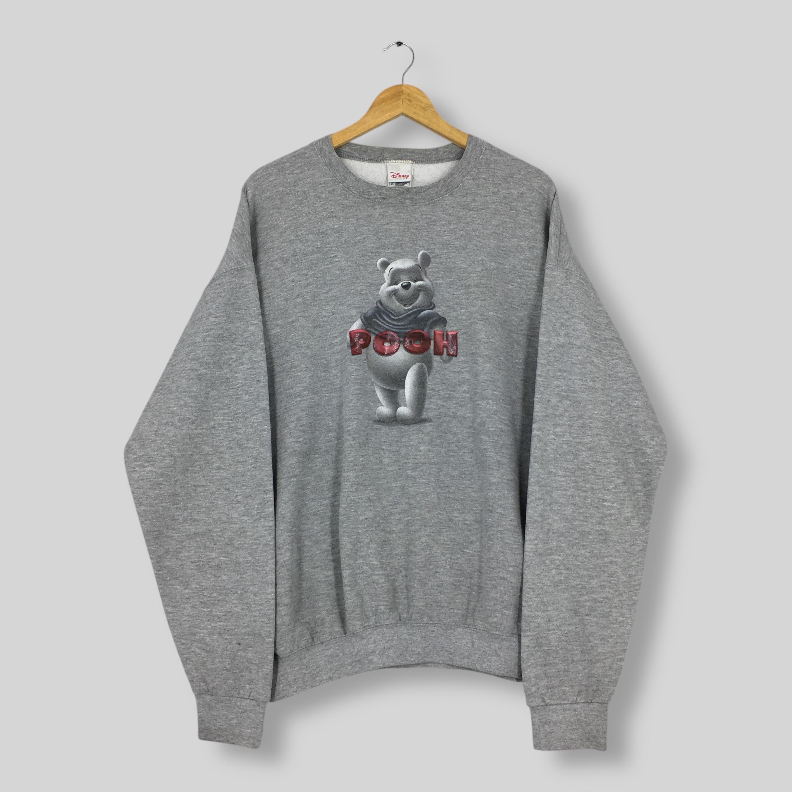 Winnie the Pooh Red Label グレー フード付きスウェット Vintage Winnie the Pooh Gray Sweatshirt Xlarge Pooh Disney