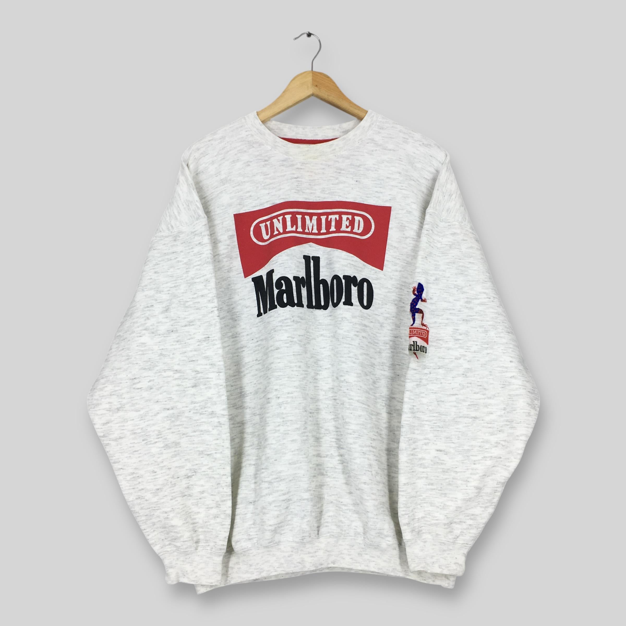 90年代 Marlboro UNLIMITED マルボロ コンパスロゴ ハーフジップ 