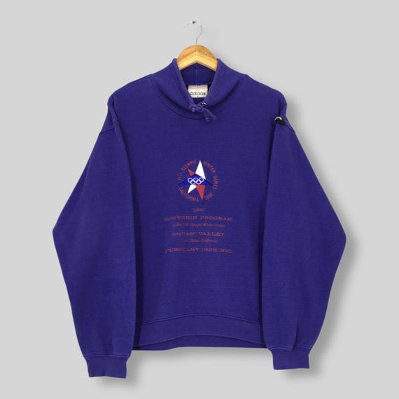 RARE Vintage Adidas Olympic Games Sweatshirt Small 1960 USA Squaw