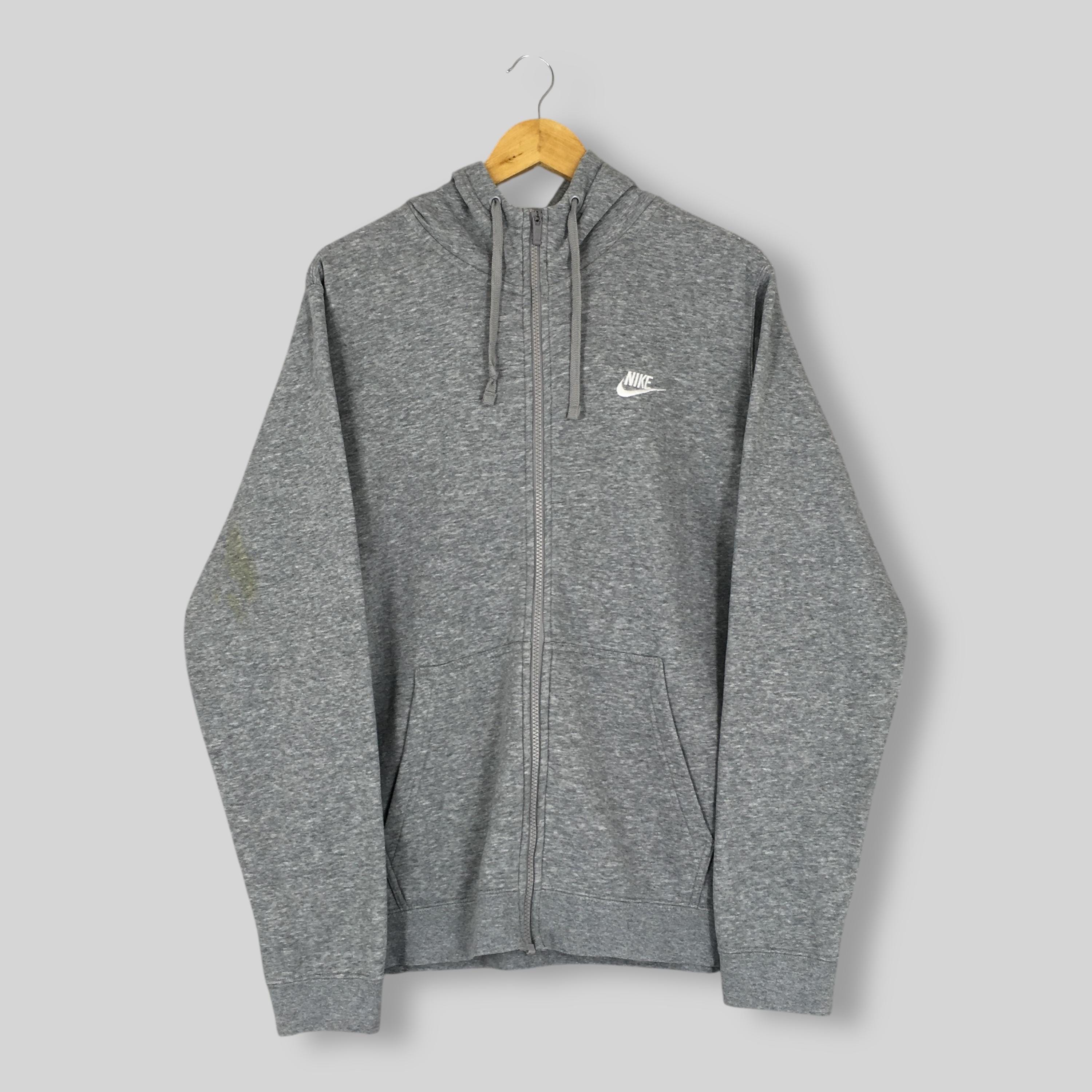 nike all over print swoosh hoodie grey