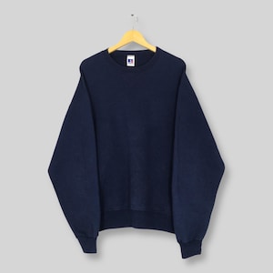 Vintage 90s Russell Athletic Blue Sweatshirt Xlarge Russell