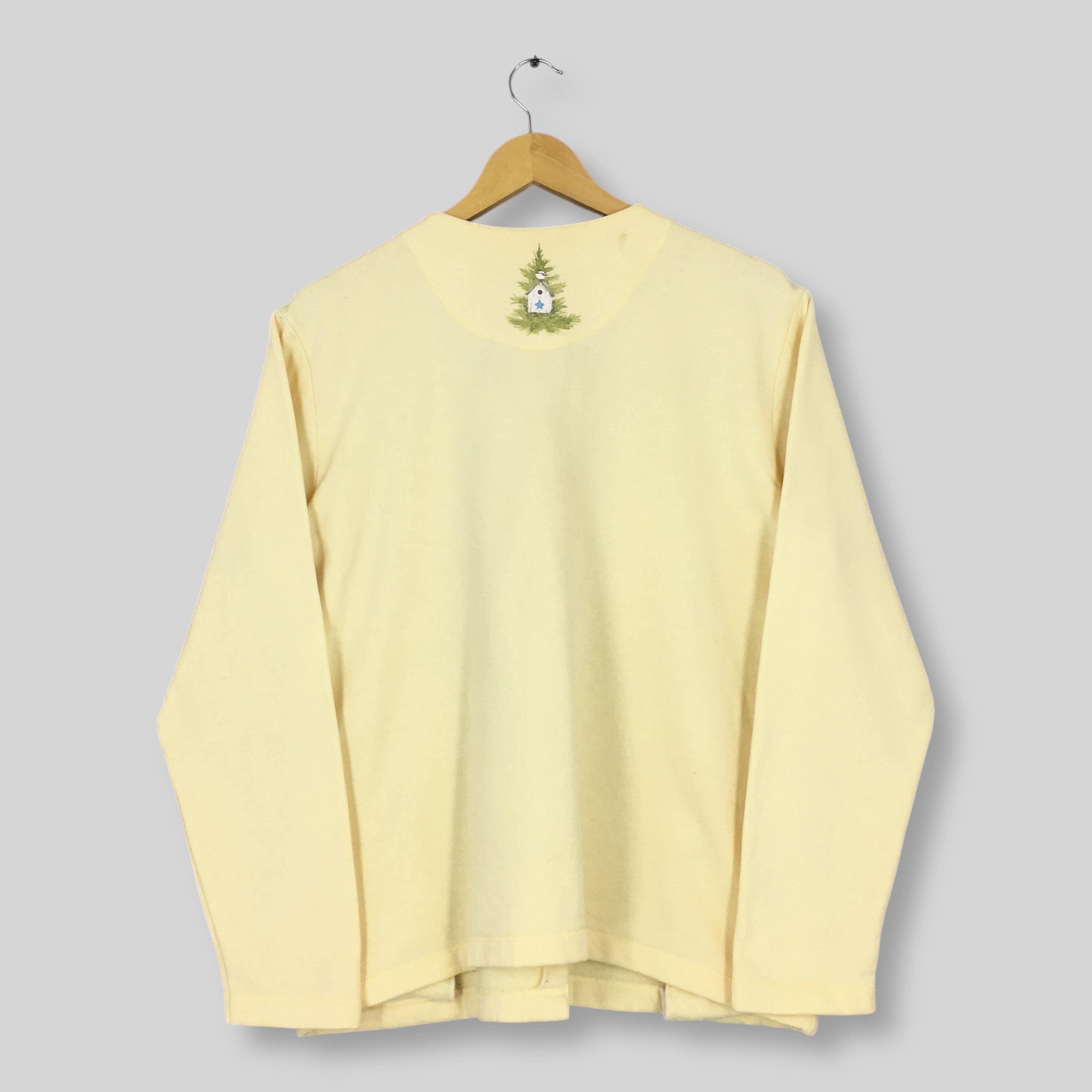Vintage Artisans Sunschein Button Sweatshirt Large 90s Aesthetic