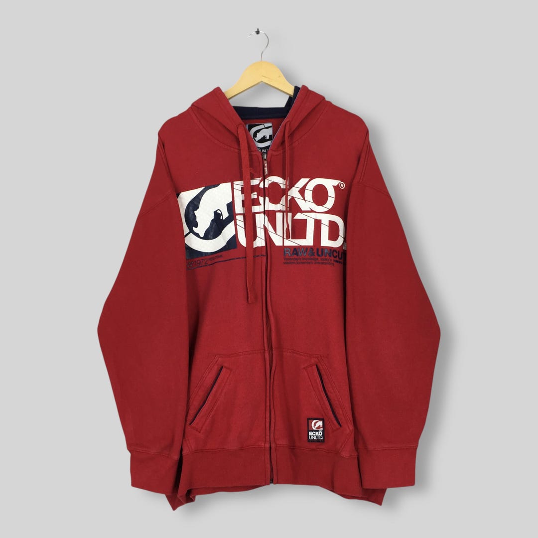 ECKO UNLTD 00s ヒップホップ ラップ古着 ジャージ セットアップ Vintage Y2K Ecko Function Zipper Hoodie Xxxlarge Ecko Unlimited