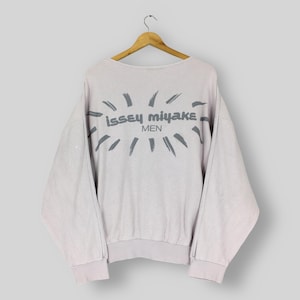 Vintage 90s Issey Miyake Men Sweatshirt Large Issey Miyake Men Sweater Issey Sport IS Carelabel Jumper Issey Miyake Design Studio Pullover L