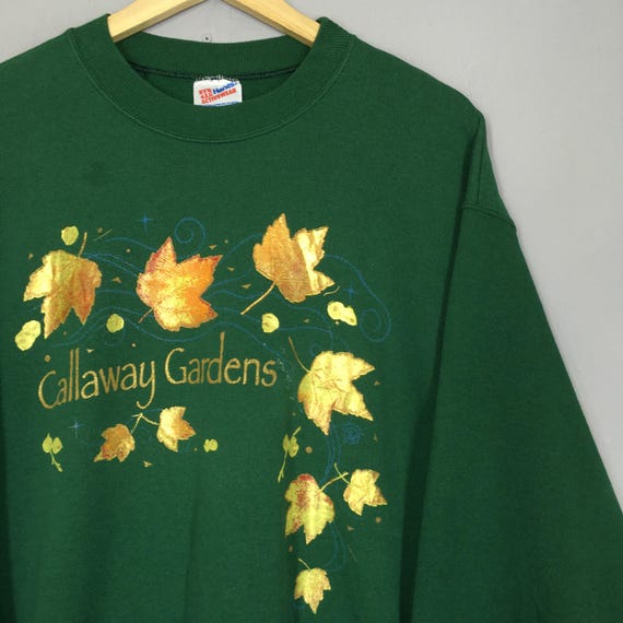 Vintage 90s Callaway Resort Gardens Sweatshirt Large Callaway