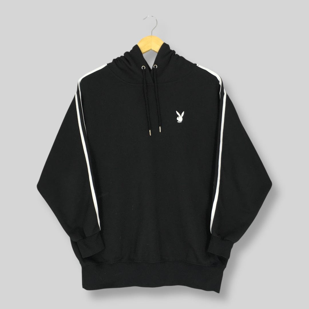 Vintage Y2K Playboy Bunny Hoodie Sweatshirt Medium Playboy Spell