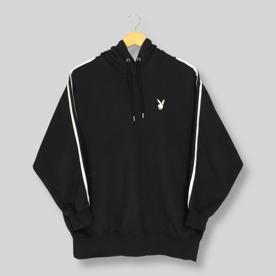 Vintage Y2K Playboy Bunny Hoodie Sweatshirt Medium Playboy Spell