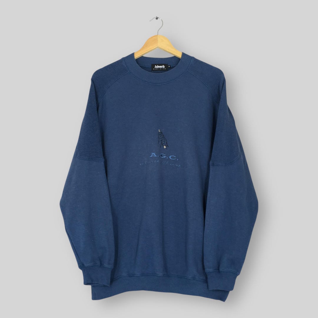 Vintage Ashworth Golf Blue Sweatshirt Large Ashworth Golf Company
