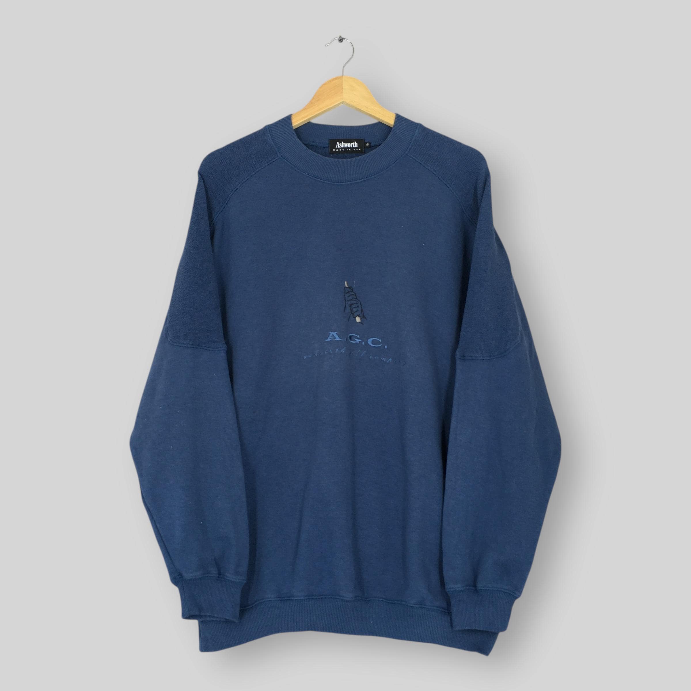 Vintage Ashworth Golf Blue Sweatshirt Large Ashworth Golf Company
