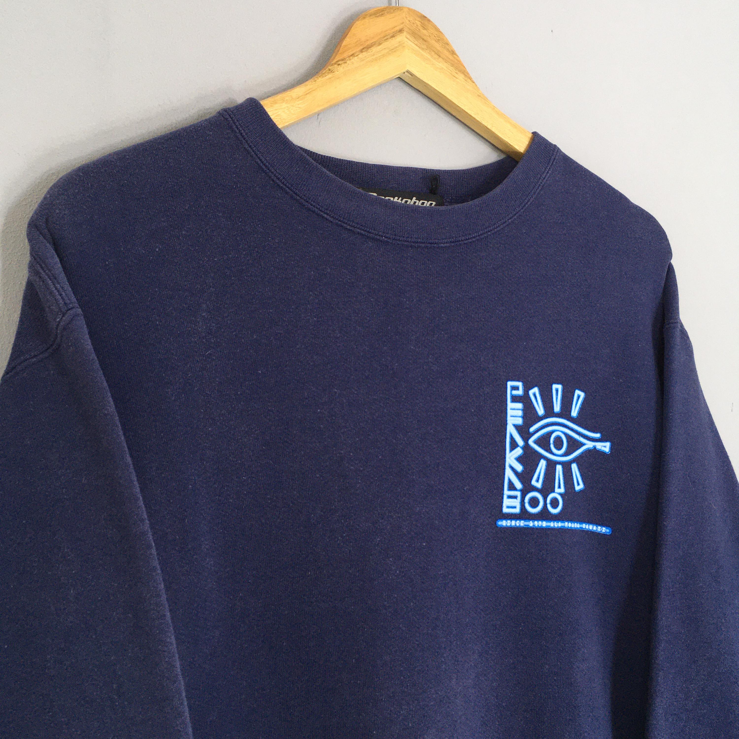 Vintage 90s Peakaboo Surf Style Sweatshirt Medium Peakaboo Hawaii 