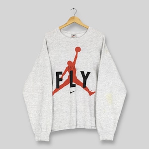 Vintage 90s Nike Michael Jordan Jump Dunk Sweatshirt XLarge Nike Jordan Why Fly When You Can Drive Golf Sweater Nike Jordan NBA Crewneck XL