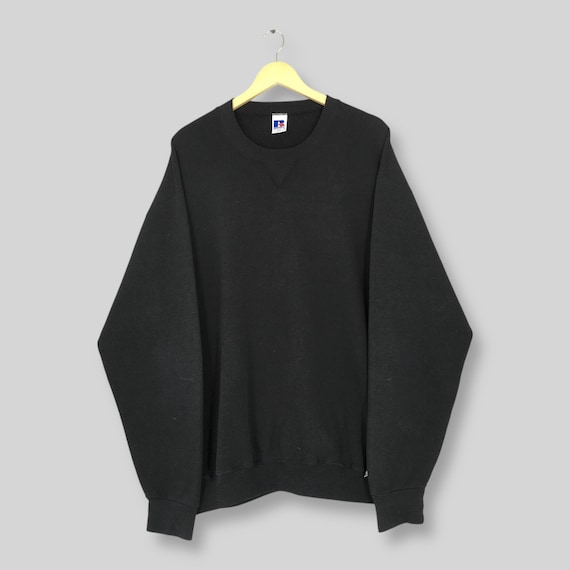 Vintage 1990s Russell Athletic Black Sweatshirt Xlarge Russell