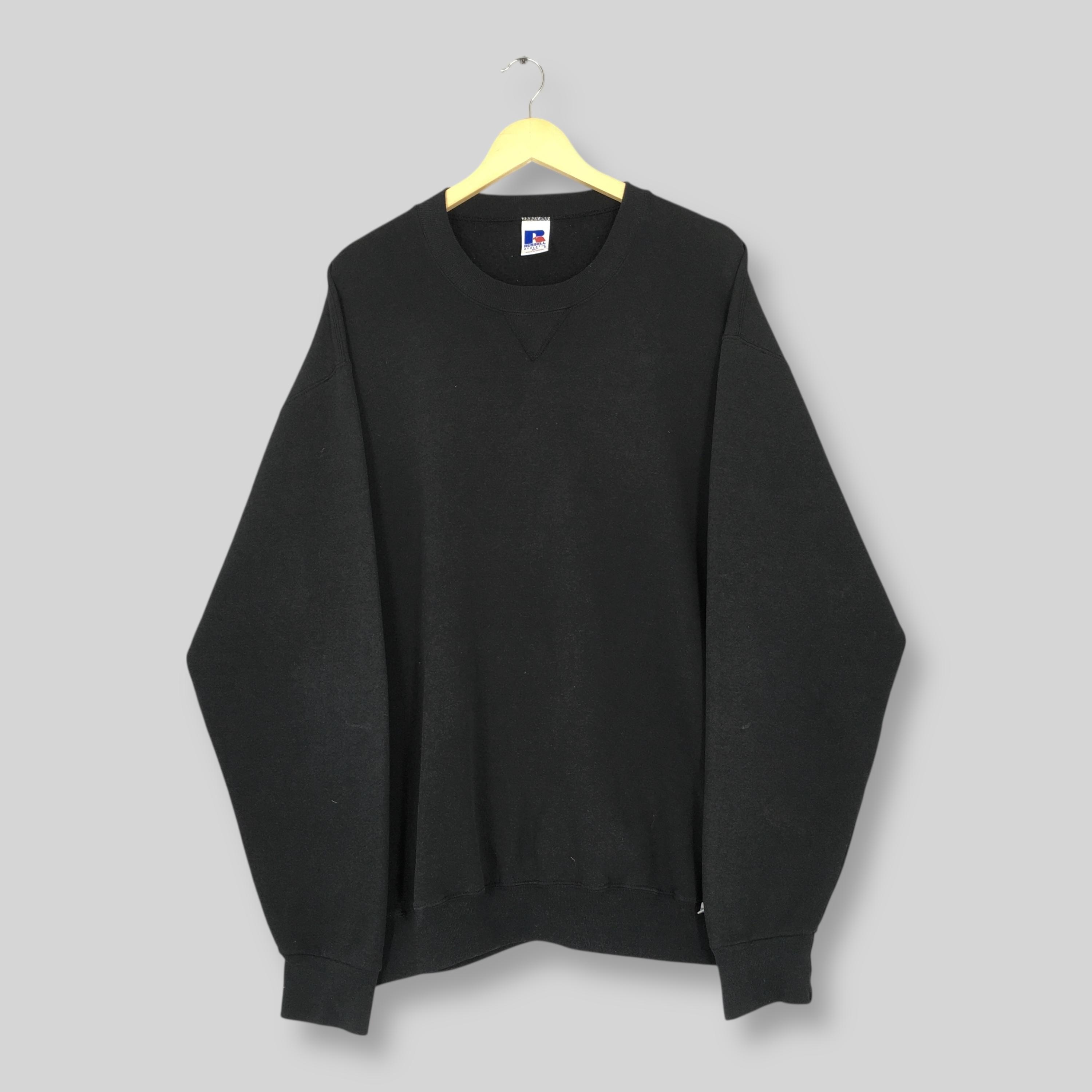 Vintage 1990s Russell Athletic Black Sweatshirt Xlarge Russell