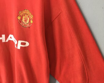 Vintage 90s Umbro Manchester United Home Sweatshirt Xlarge