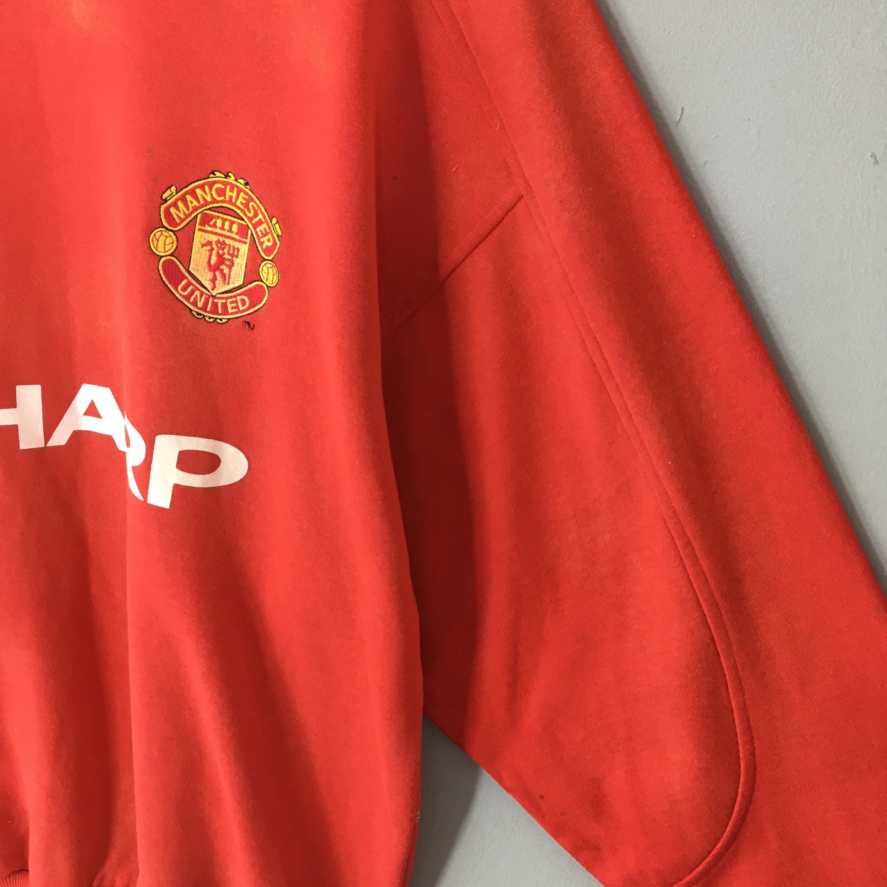 Vintage 90s Umbro Manchester United Home Sweatshirt Xlarge