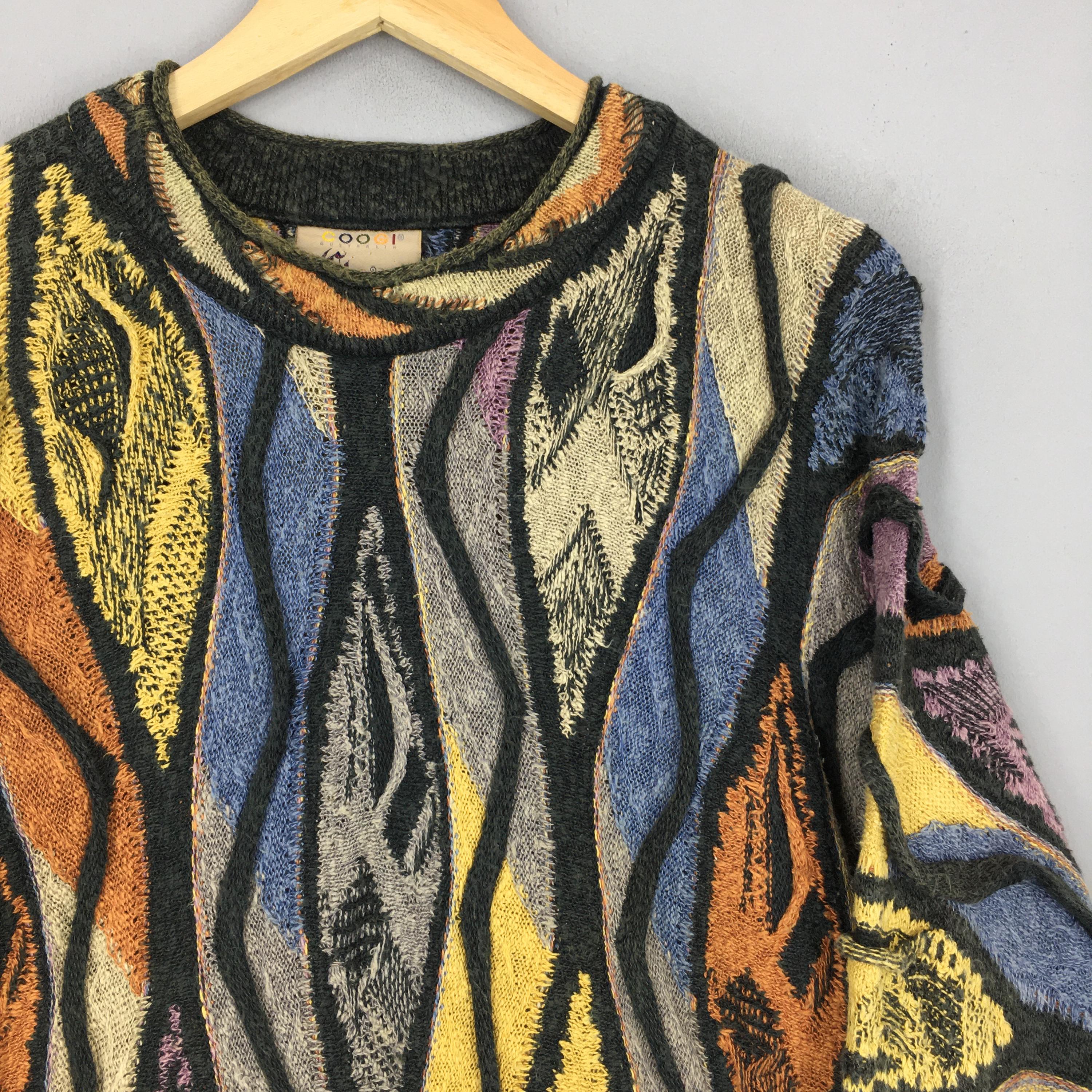 ヴィンテージ 1990年代 Coogi Australia 3D ニット クラシック
