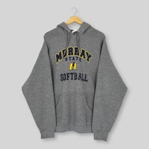 Vintage Murray State University Hoodie Sweater XLarge Murray State Softball Spell Out Sweater Murray State Racers NCAA Sweatshirt Size XL