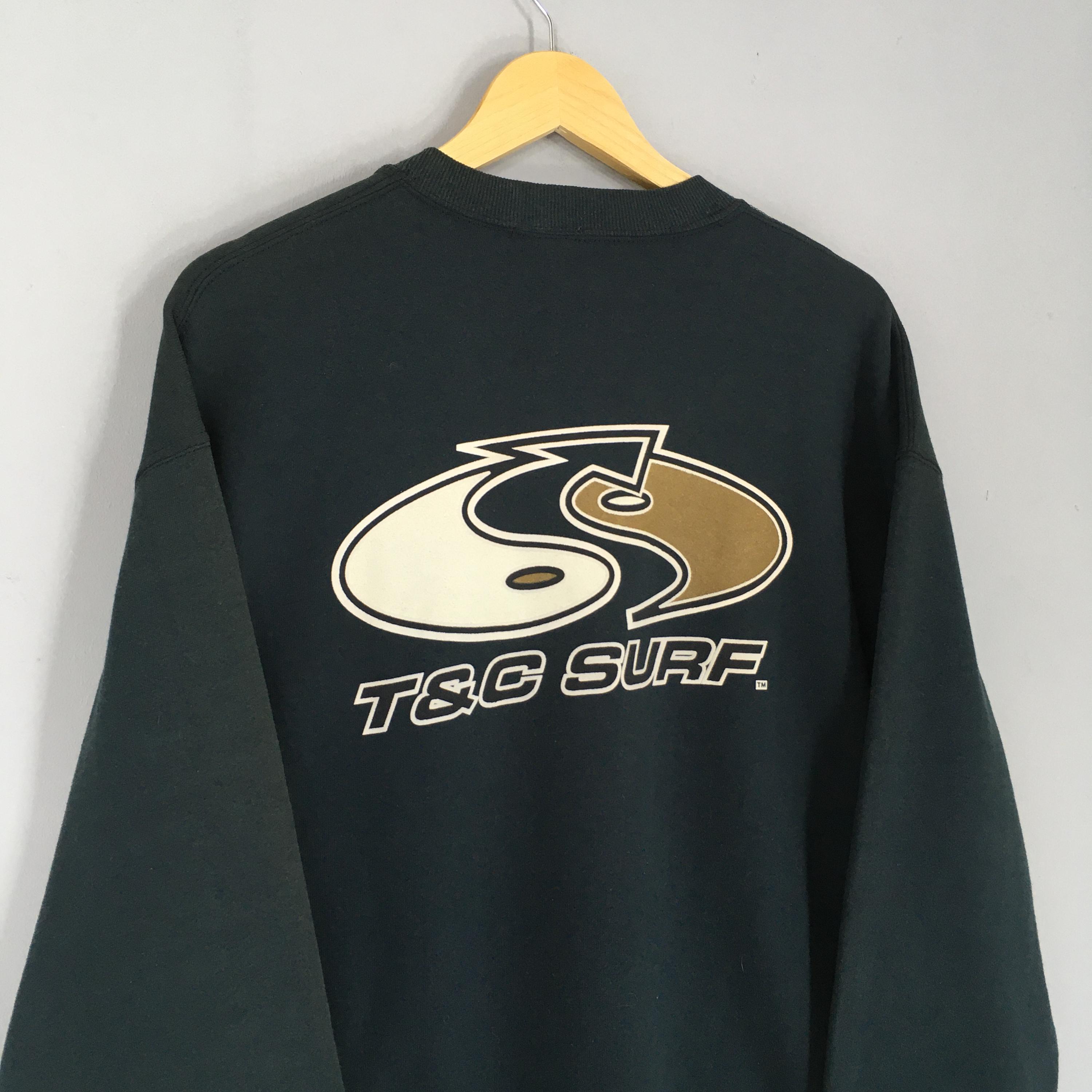 90年代ヴィンテージ T&C サーフデザイン スウェットシャツ ラージ