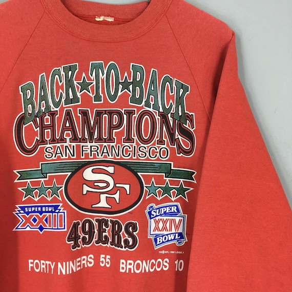 Vintage 80s San Francisco 49ers NFL Sweatshirt Large SF 49ers Back