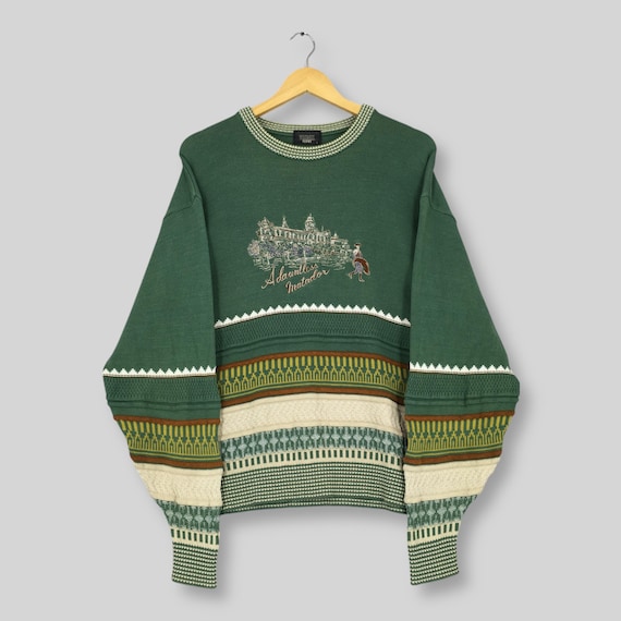 Vintage Vulgaris Homme Knitwear Sweater Large 90