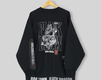 90s DOGTOWN スウェット ドラゴン ビンテージ 90s ドッグタウン スウェット スケーター DOG TOWN