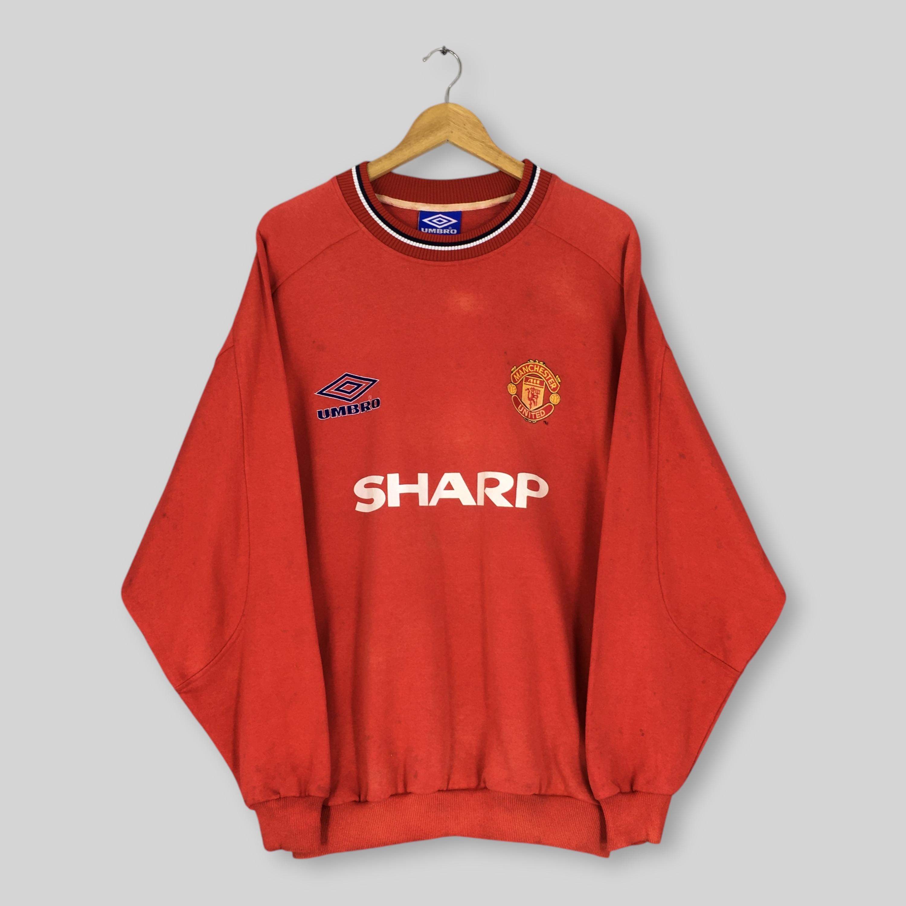 90s umbro Manchester United スウェット Vintage Manchester United 1990s Umbro Training Sweatshirt