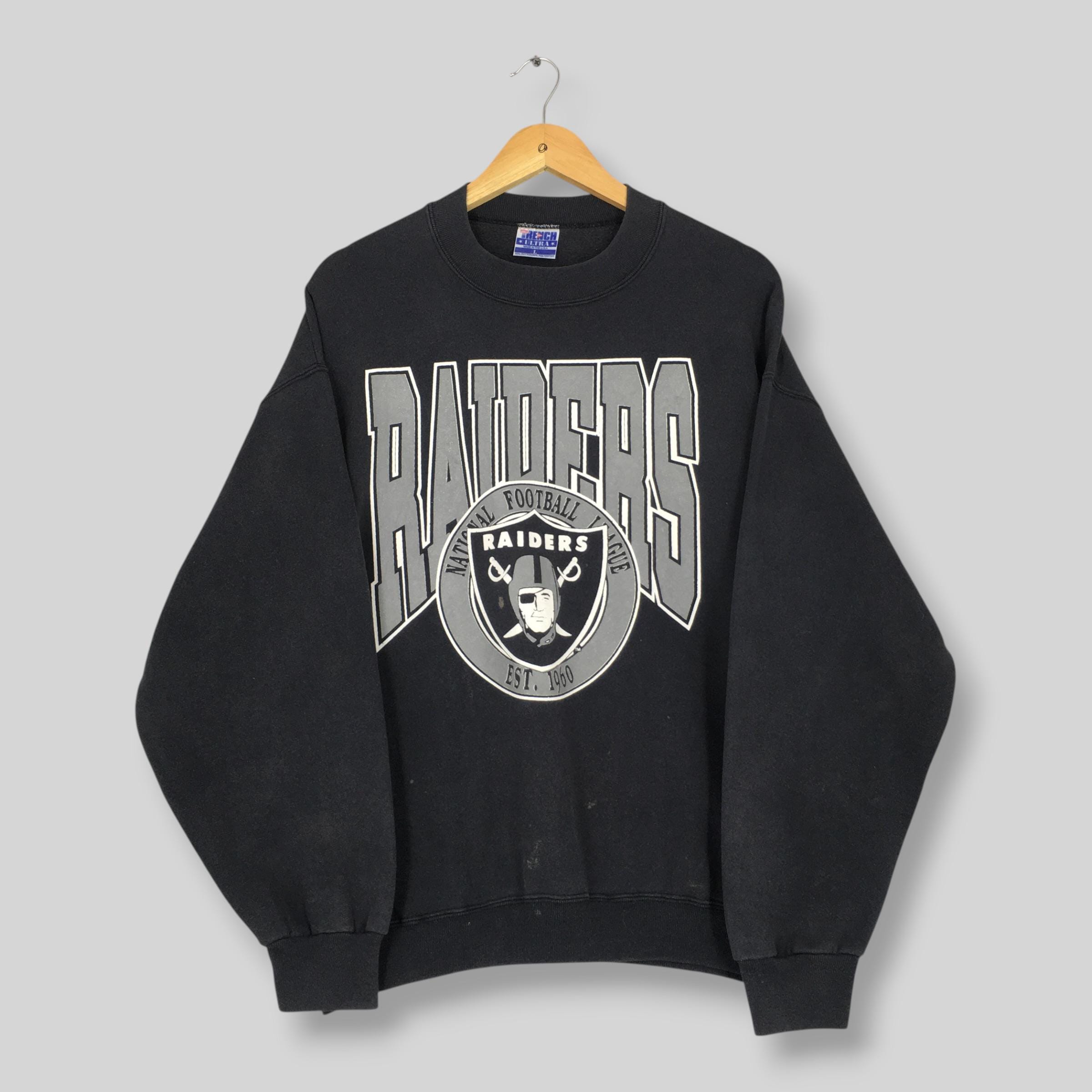 Vintage 90s Oakland Raiders Sweater - Etsy