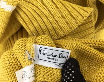 う*ご様 90s Christian Dior monsieur カシミア混ウー Vintage 90s Christian Dior Monsieur Knit Sweater Medium CD Dior