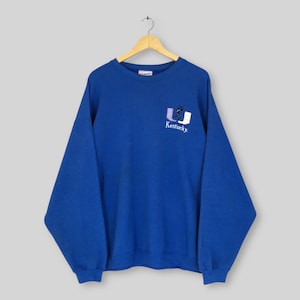 Vintage 90er Jahre Universität von Kentucky Sweatshirt XLarge Kentucky Wildcats Basketball besticktes Logo Pullover Kentucky Wildcats ECAA Pullover XL