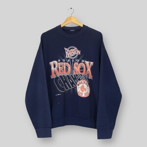 Vintage 90s Boston Red Sox MLB Sweatshirt Large Boston Red Sox Eastern Division Champs Sweater Red Sox American Baseball Crewneck Size L