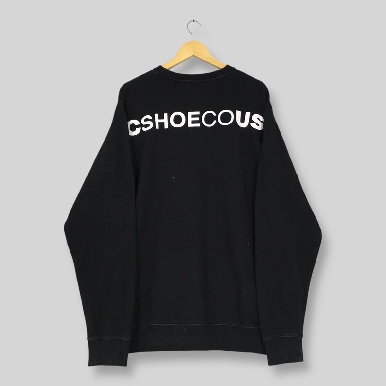 Vintage DC Shoe USA svart tröja XLarge DC Shoe x Mickey Mouse Skateboard-logotyp tröja DC Shoe Skateboarding Streetwear Crewneck storlek XL bild 7