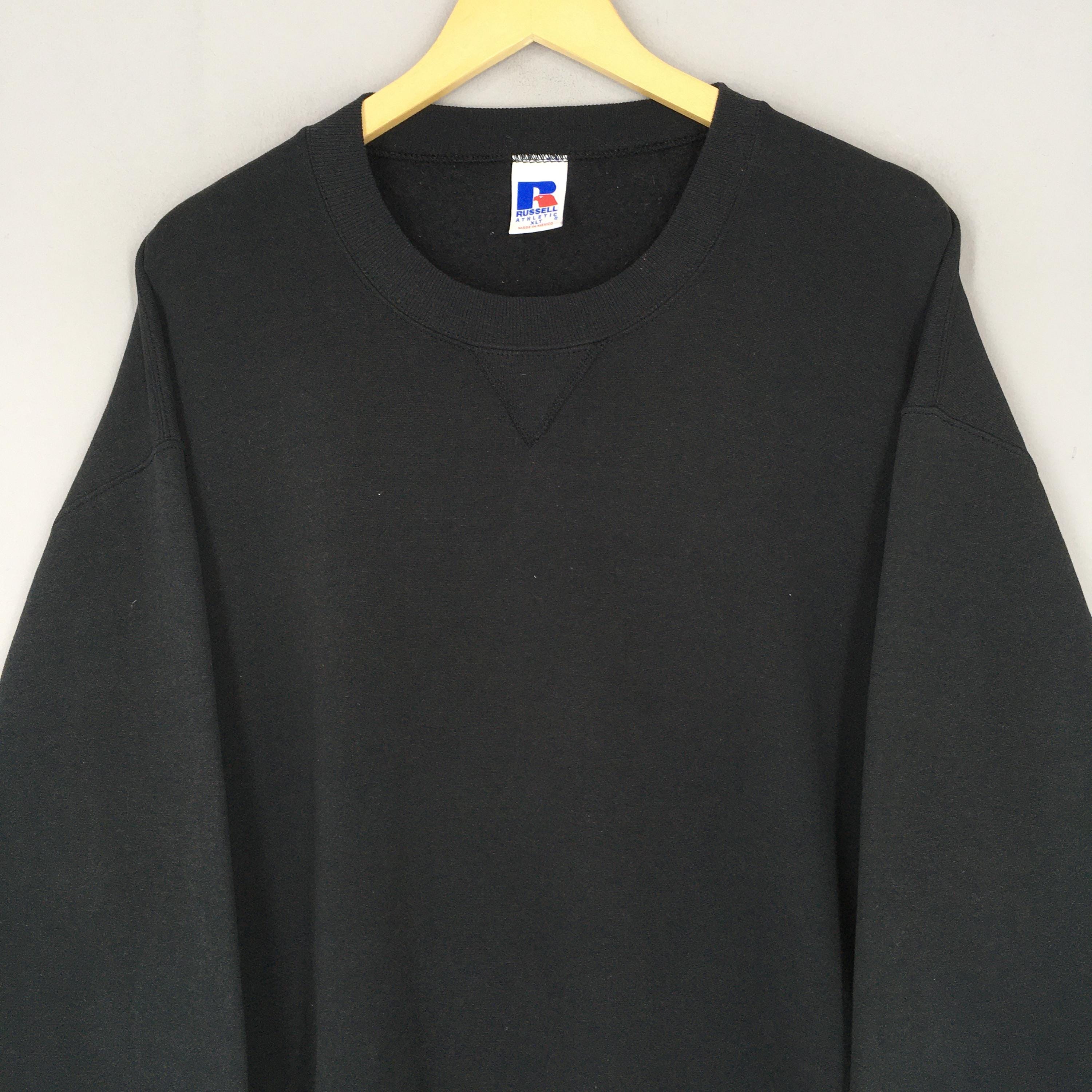 Vintage 1990s Russell Athletic Black Sweatshirt Xlarge Russell