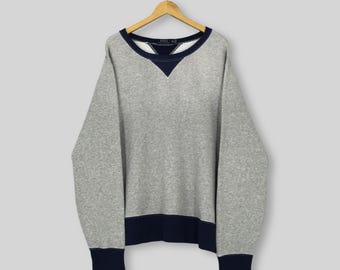 美品　Polo by RALPH LAUREN 90s ヴィンテージ　ウール Vintage 1990s Polo Ralph Lauren Mens Blue 100% Lambs Wool Polo