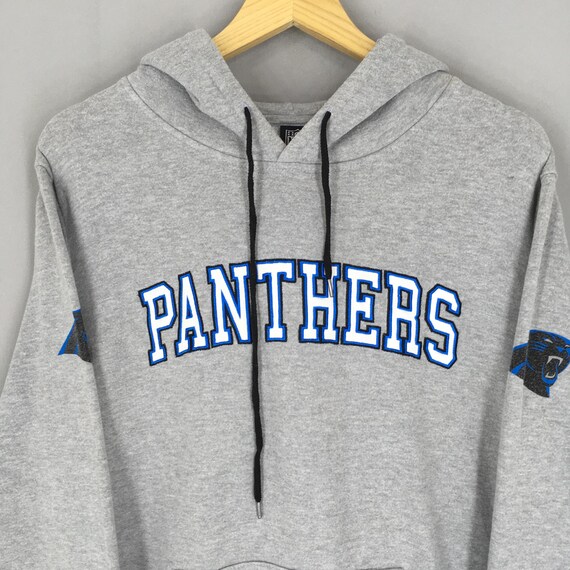Vintage Carolina Panthers NFL Hoodie Sweatshirt Medium Panthers