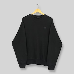 Vintage Acne Studios Designer Sweatshirt Medium Acne Studios Embroidered Fairview Face Logo Sweater Sweater Acne Studios Sweden Crewneck M