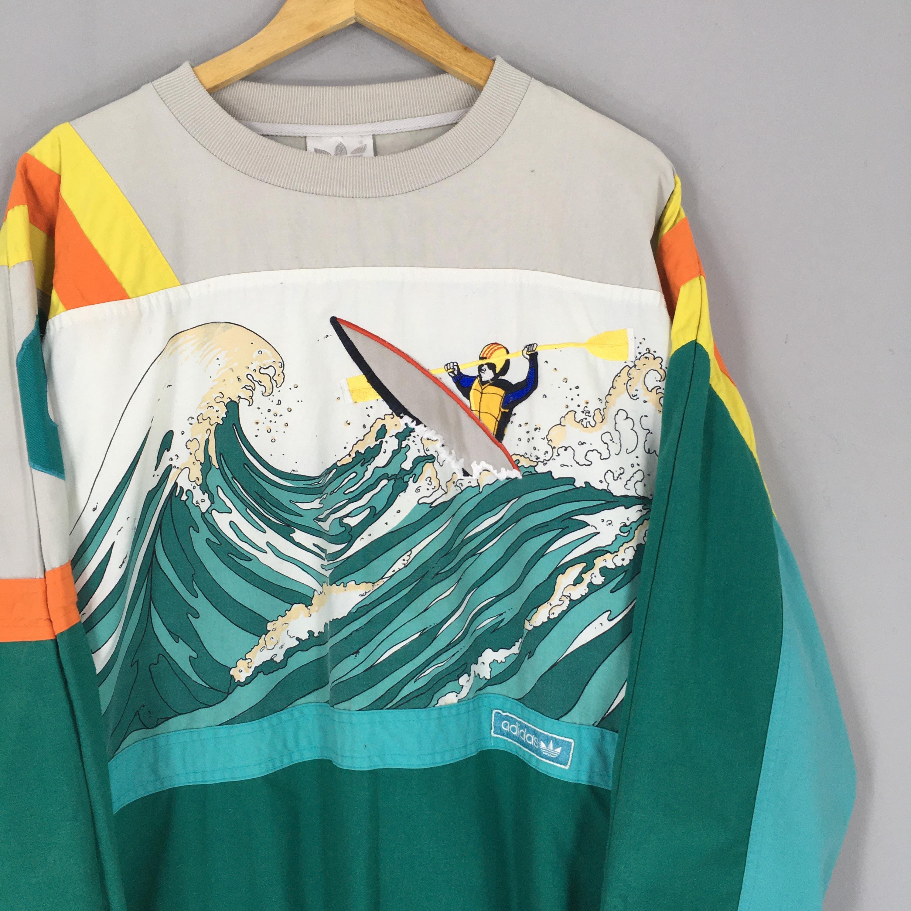 RARE Vintage 80s Adidas Amuza River Sweatshirt Xxlarge Adidas