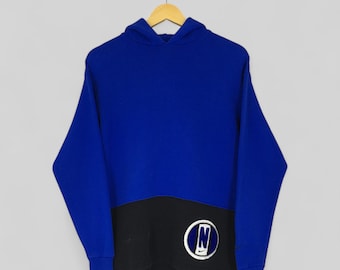 Vintage 90s Nike Swoosh Hoodie Sweatshirt Large Youth Nike Swoosh Embroidery Logo Sweater Nike Usa Jumper Nike Streetwear Pullover Size L