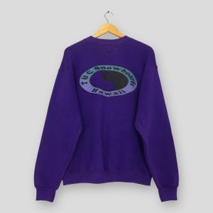 Vintage 90s T&C Surf Designs Sweatshirt Medium Town And Country Logo Printed Sweater Tnc Hawaii Surfer Clothing Jumper Surf Crewneck Size M