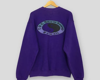 Vintage 90-tals T&C Surf Designs Sweatshirt Medium Town And Country Logo Tryckt Tröja TNC Hawaii Surfer Clothing Surf Jumper Crewneck Storlek M