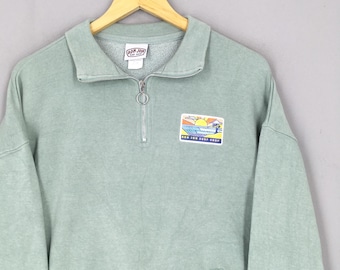 Vintage Ron Jon Surf Shop Half Zipper Sweatshirt Small Ron Jon
