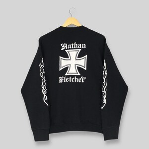 遊*人様 JERZEES 90'S CHRISTIAN FLETCHER パーカ Vintage 90s Christian Fletcher Skateboard Sweatshirt Medium Nathan