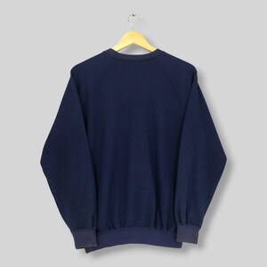 Vintage 90s Nike Swoosh Blue Sweatshirt Large Nike Swoosh Embroidered Logo Sweater Nike Usa Jumper Nike Japan Streetwear Crewneck Size L image 7