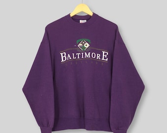 Vintage 90s Baltimore City Maryland Sweatshirt Large Baltimore Maryland Spell Out Logo Sweater Baltimore Jumper Maryland USA Crewneck Size L