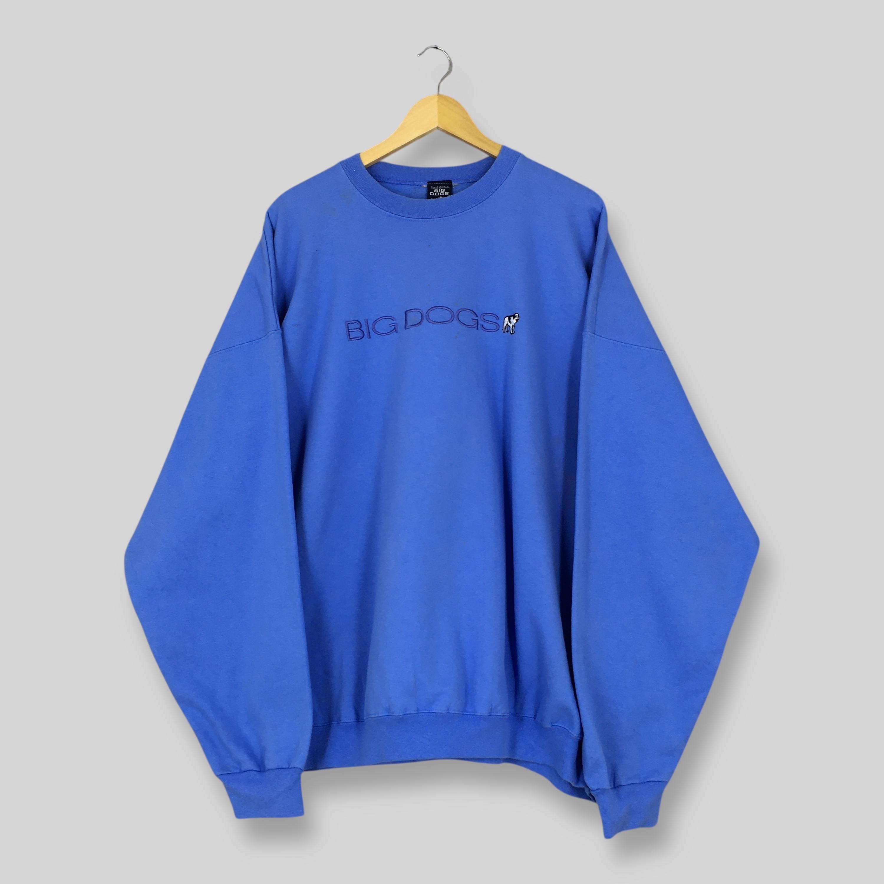 Vintage Big Dogs Sportswear Blue Sweatshirt Xxlarge Big Dogs