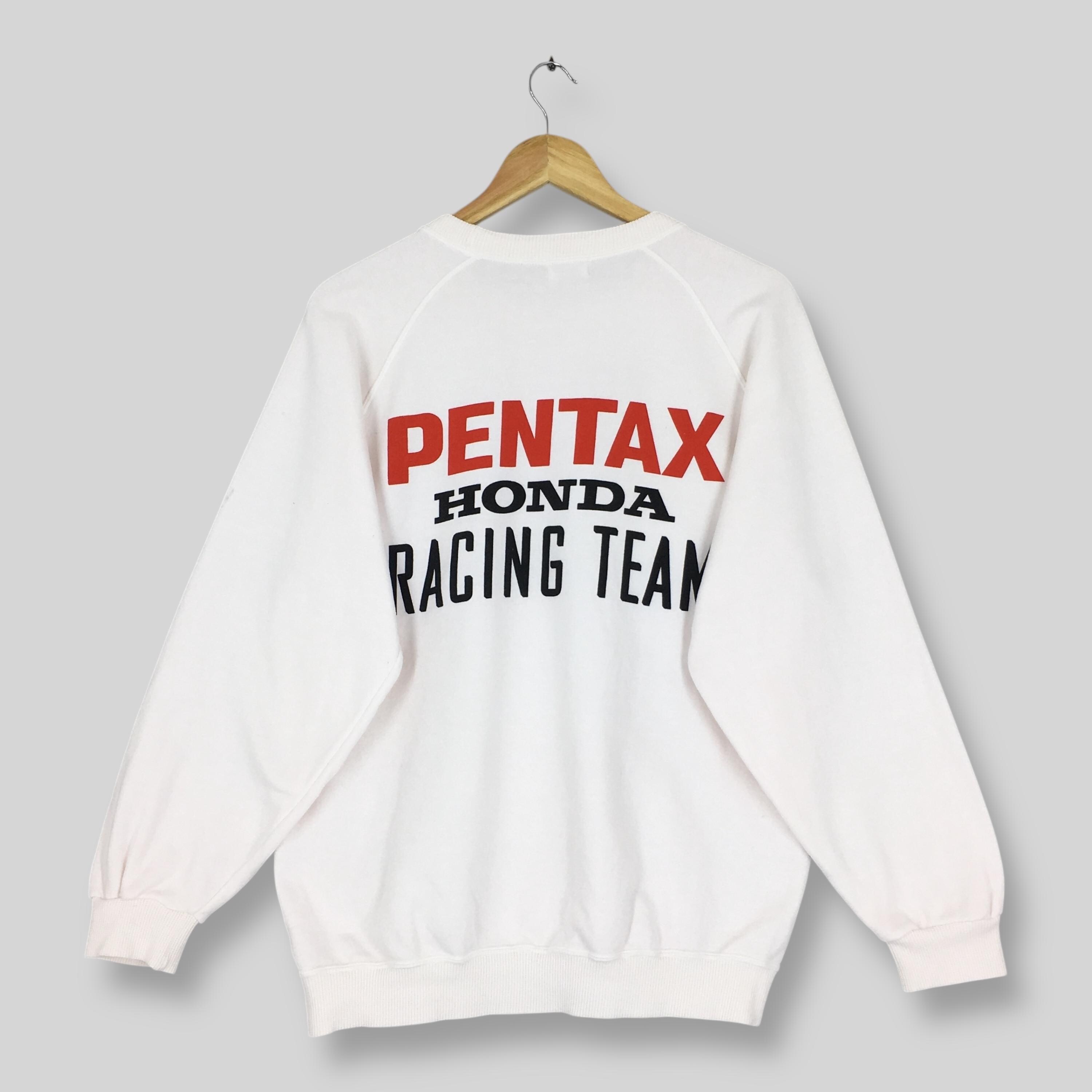 RARE Vintage 90s Honda Racing Team Sweatshirt Large Pentax Honda RARE Vintage 90s Honda Racing Team Sweatshirt Large Pentax Honda