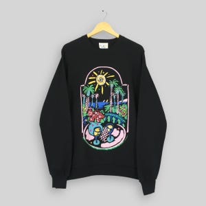 Vintage 90s Ken Done Australia Sweatshirt Large Ken Done Pop Art and Design Sweater Ken Done Artwork Graphics Sweater Down Under Crewneck L